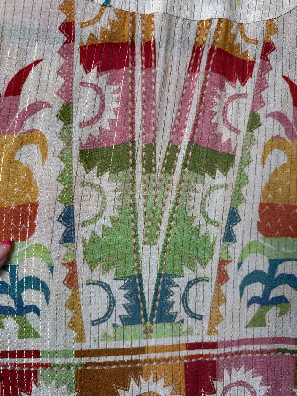 Farm Rio Rainbow Sunset Kimono - Picture 4 of 6